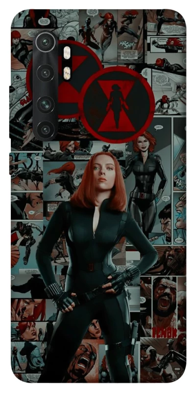 Чохол на Xiaomi Mi Note 10 Lite Black Widow фото 1 з 1