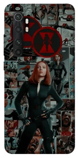 Чехол на Xiaomi Mi Note 10 Lite Black Widow фото 1 из 1