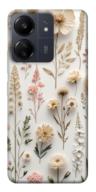 Чохол на Xiaomi Poco C65 Floral design ver.1 фото 1 з 1
