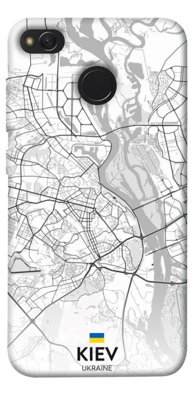 Чехол на Xiaomi Redmi 4X Kiev white map фото 1 из 1
