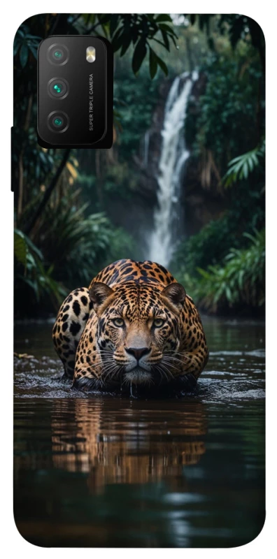 Чохол на Xiaomi Poco M3 Leopard in water фото 1 з 1