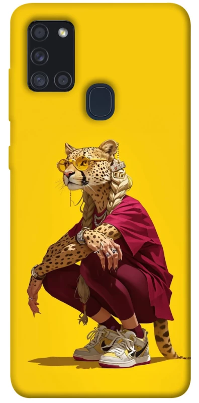 Чохол на Samsung Galaxy A21s Ягуар фото 1 з 1