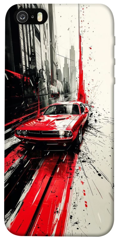Чехол на Apple iPhone 5/5S/SE Painted Mustang фото 1 из 1