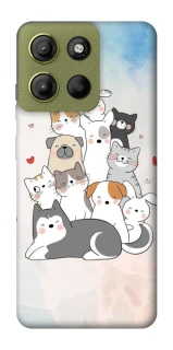 Чехол на Motorola Moto G15 4G Funny Pets ver.2 фото 1 из 1