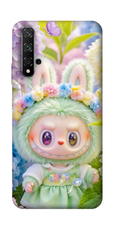 Чохол на Huawei Honor 20 / Nova 5T Labubu & Flowers ver.2 фото 1 з 1