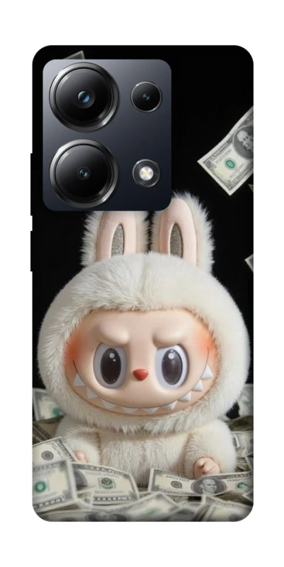 Чохол на Xiaomi Poco M6 Pro 4G Dollar Labubu фото 1 з 1