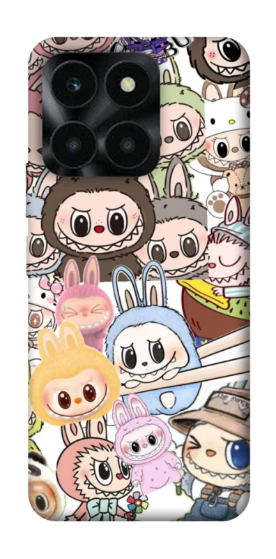 Чохол на Huawei Honor X6a All Labubus фото 1 з 1