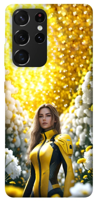 Чохол на Samsung Galaxy S21 Ultra Cyber space girl ver.2 фото 1 з 1