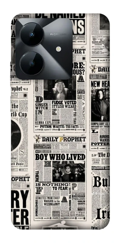 Чохол на Realme Note 60x Harry Potter newspaper фото 1 з 1