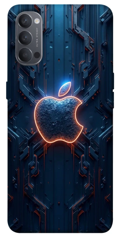Чохол на Oppo Reno 4 Apple logo ver.1 фото 1 з 1