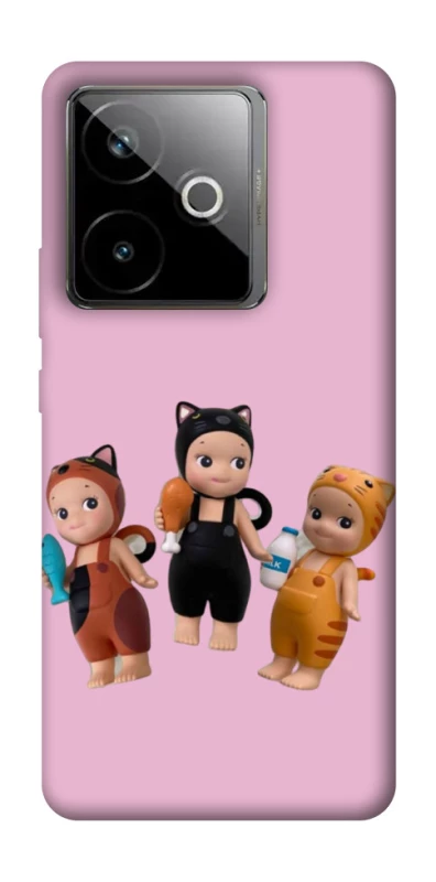 Чохол на Realme GT 7T Cat Cafe Trio фото 1 з 1