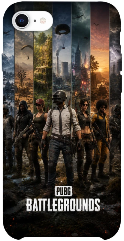 Чехол на Apple iPhone SE (2020) PUBG фото 1 из 1