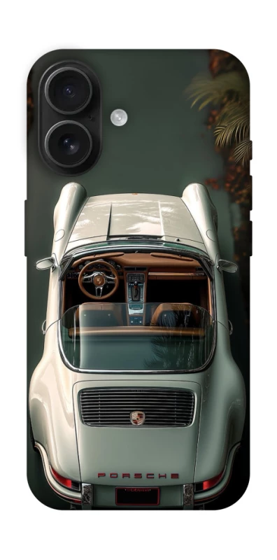 Чехол на Apple iPhone 16 White porsche фото 1 из 1