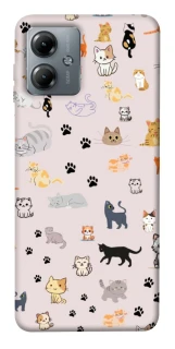 Чохол на Motorola Moto G14 Cat style ver.1 фото 1 з 1
