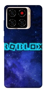 Чехол на ZTE Blade A56 Roblox Space Logo Blue фото 1 из 1