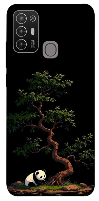Чехол на ZTE Blade A52 Panda and tree фото 1 из 1