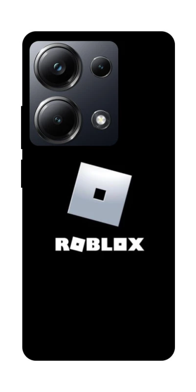 Чохол на Xiaomi Poco M6 Pro 4G Roblox logo black фото 1 з 1