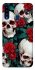 Чохол на Samsung Galaxy A20s skull and rose фото 1 з 1