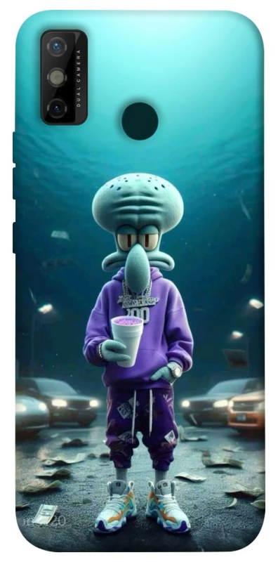 Чохол на TECNO Spark 6 Go Сквідвард фото 1 з 1