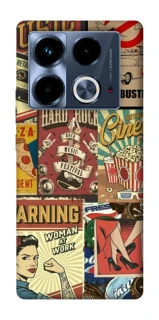 Чохол на Infinix Note 40 4G Retro collage ver.2 фото 1 з 1