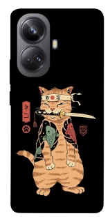 Чехол на Realme 10 Pro+ Кот-самурай фото 1 из 1