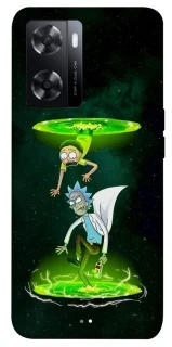 Чохол на Oppo A57s Rick and Morty фото 1 з 1