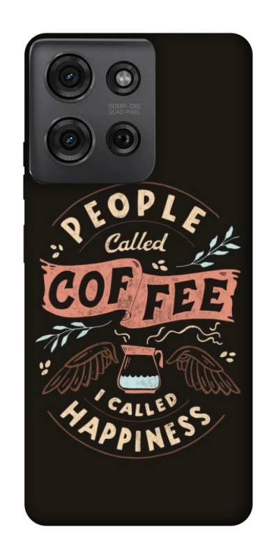 Чохол на Motorola Moto G75 Сoffee happiness фото 1 з 1