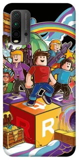 Чохол на Xiaomi Redmi 9T Roblox family фото 1 з 1