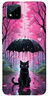 Чохол на Realme C20 Black cat фото 1 з 1