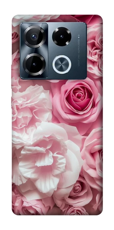 Чехол на Infinix Note 40 Pro 4G Розовые цветы фото 1 из 1