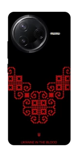 Чохол на Infinix Note 50 Pro Чорно-червона вишиванка фото 1 з 1