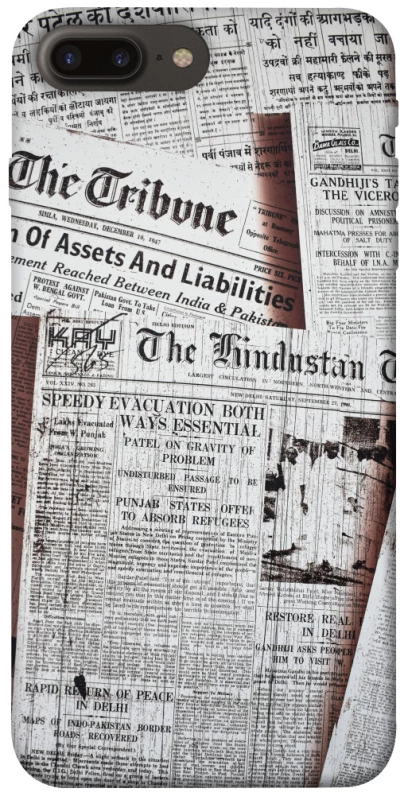 Чохол на Apple iPhone 7 plus / 8 plus Газети фото 1 з 1