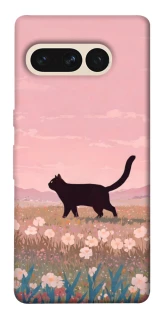 Чехол на Google Pixel 7 Pro cat on a field фото 1 из 1