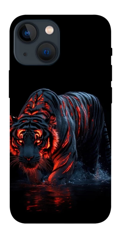 Чехол на Apple iPhone 13 mini (5.4") fire tiger фото 1 из 1