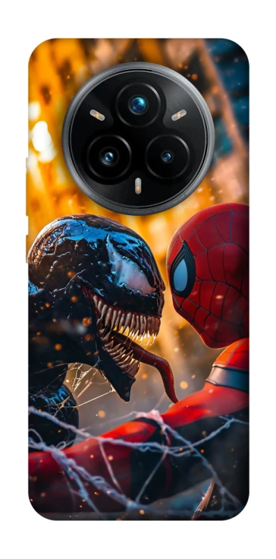 Чехол на Realme 14 Pro Venom vs Spiderman фото 1 из 1