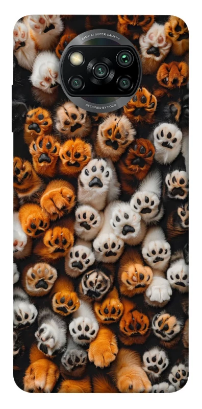 Чохол на Xiaomi Poco X3 NFC / Poco X3 Pro Сat paws фото 1 з 1