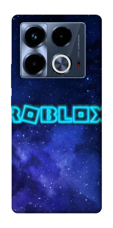 Чохол на Infinix Note 40 4G Roblox Space Logo Blue фото 1 з 1