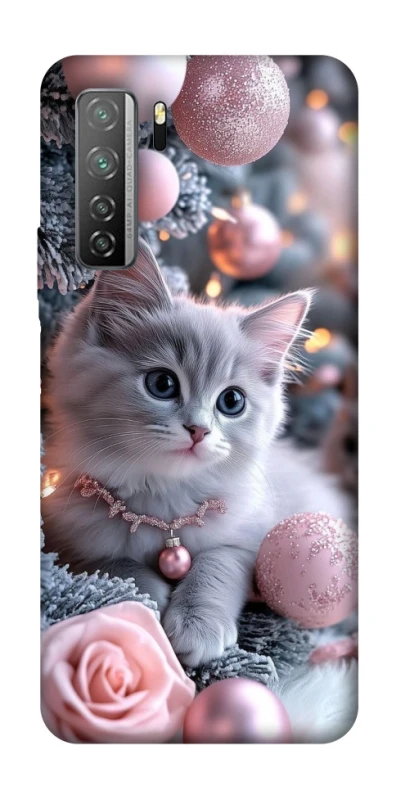Чохол на Huawei Nova 7 SE Christmas Kitty фото 1 з 1