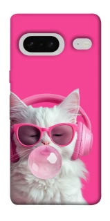Чехол на Google Pixel 7 Pink kitty фото 1 из 1