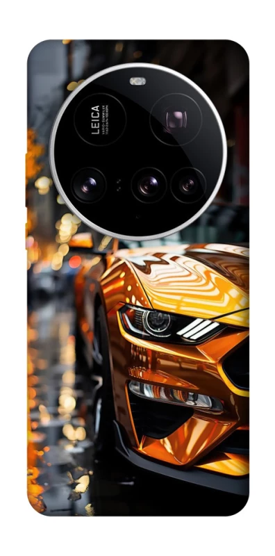 Чохол на Xiaomi 15 Ultra Golden sports car фото 1 з 1