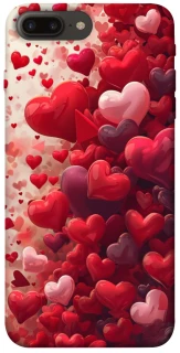 Чохол на Apple iPhone 7 plus / 8 plus Many hearts фото 1 з 1