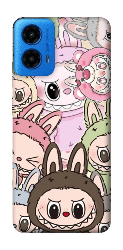 Чохол на Motorola Moto G45 All Labubu 3 фото 1 з 1