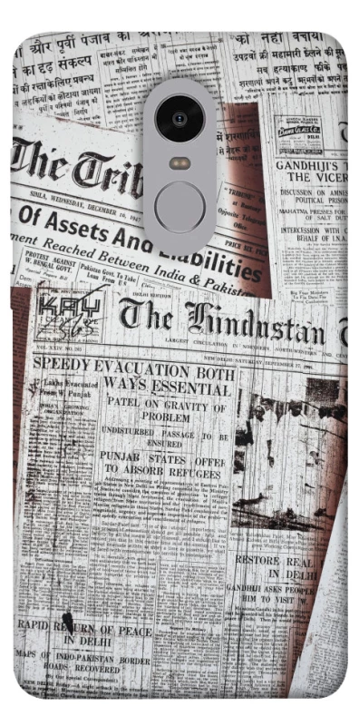 Чехол на Xiaomi Redmi Note 4X / Note 4 (Snapdragon) Газеты фото 1 из 1