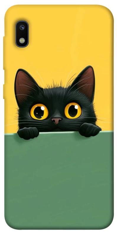 Чехол на Samsung Galaxy A10 (A105F) Black cat v2 фото 1 из 1