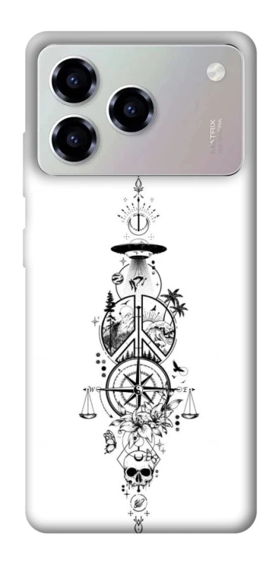 Чехол на ZTE Blade A76 Tattoo ver.7 фото 1 из 1