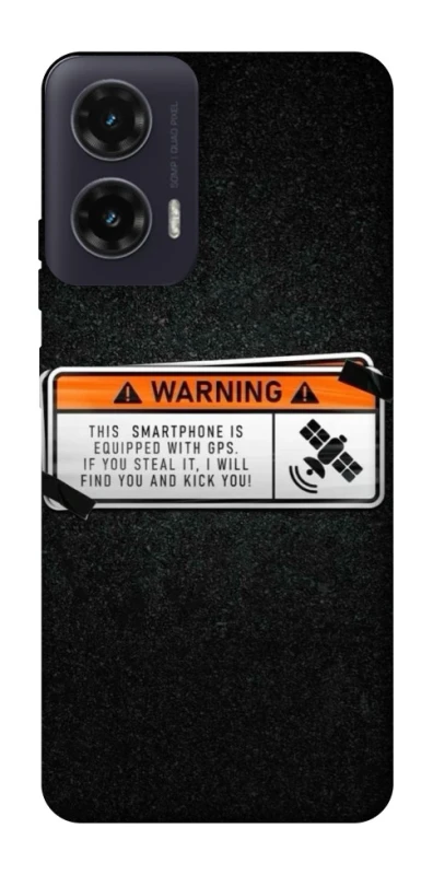 Чохол на Motorola Moto G35 Warning фото 1 з 1