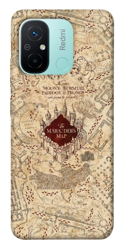 Чохол на Xiaomi Redmi 12C / Poco C55 Harry Potter Marauder's Map фото 1 з 1