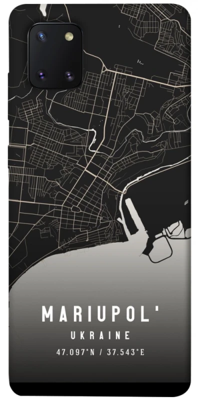Чехол на Samsung Galaxy Note 10 Lite (A81) Mariupol map фото 1 из 1
