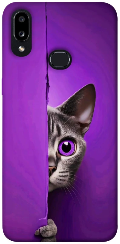 Чохол на Samsung Galaxy A10s Кіт-підглядач фото 1 з 1