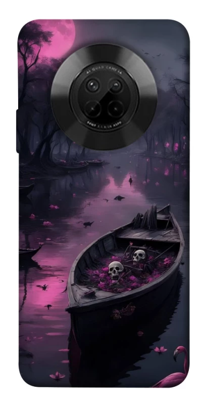 Чохол на Huawei Y9a Boat and flamingo фото 1 з 1